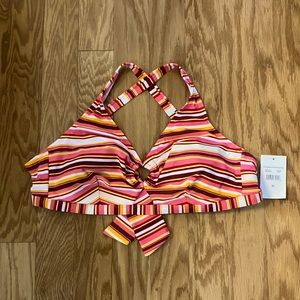 Island Rays Ring Bralette Swimsuit Top size 1X